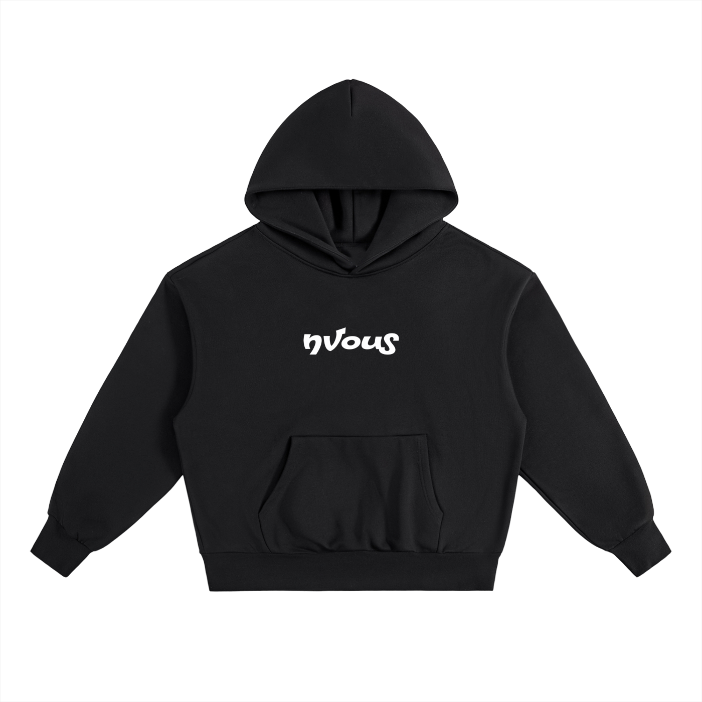 Oversized Hoodies Black Grill Graphic - Image 2