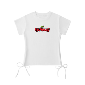 White 2000's Fitted T-Shirts