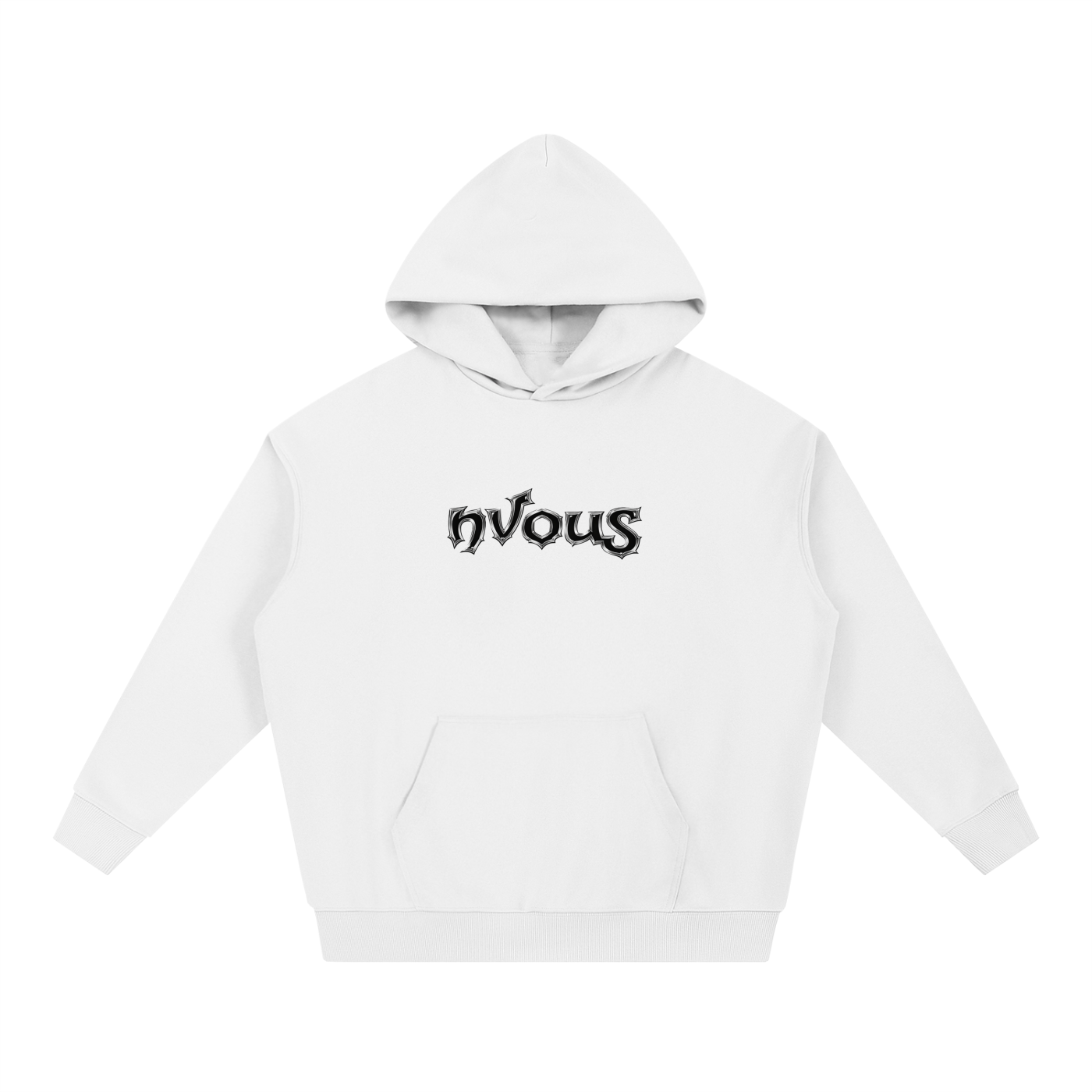 Oversized Hoodies White Cigil Graphic - Image 2