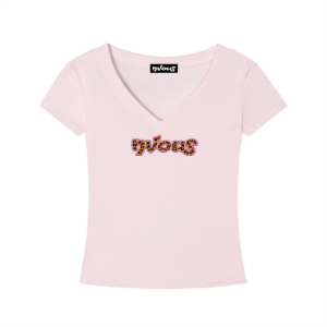 Pink 2000's Fitted T-Shirts